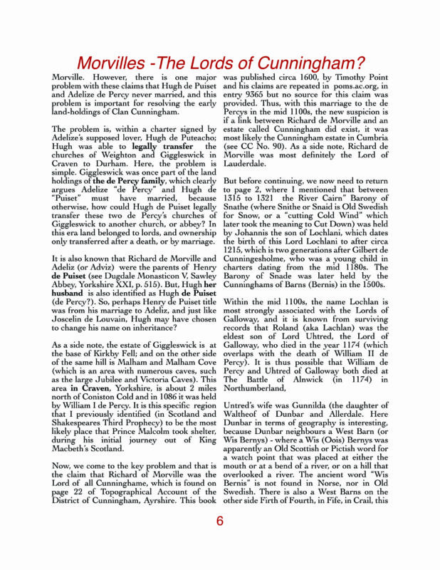 2025 1 15 Vol 94 The De Morville link to Cunningham page 6