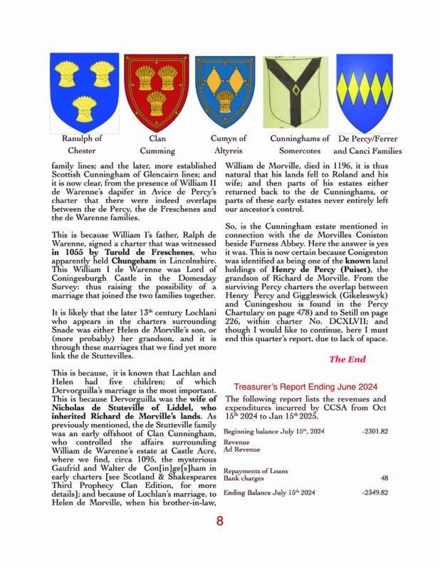 2025 1 15 Vol 94 The De Morville link to Cunningham page 8
