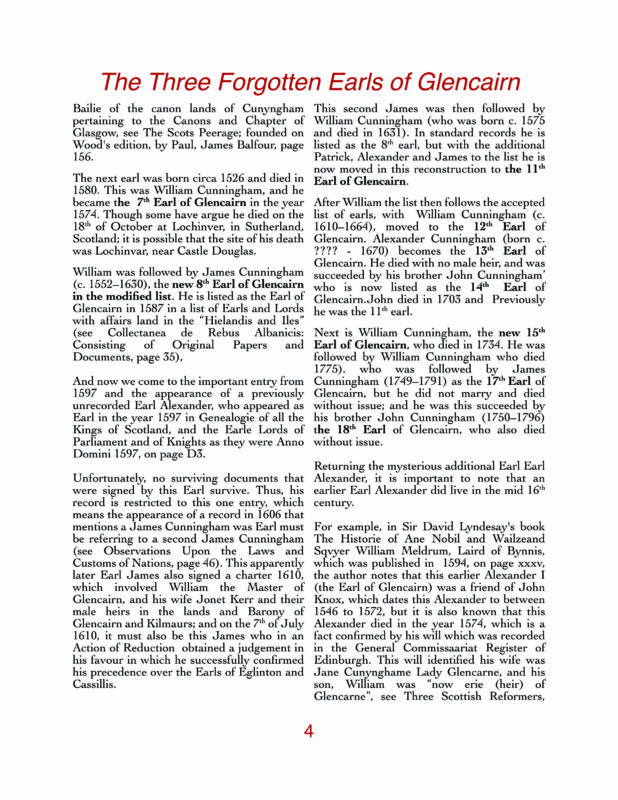 The Three Forgotten Earls of Glencairn Page 4