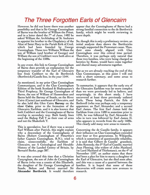 The Three Forgotten Earls of Glencairn Page 6