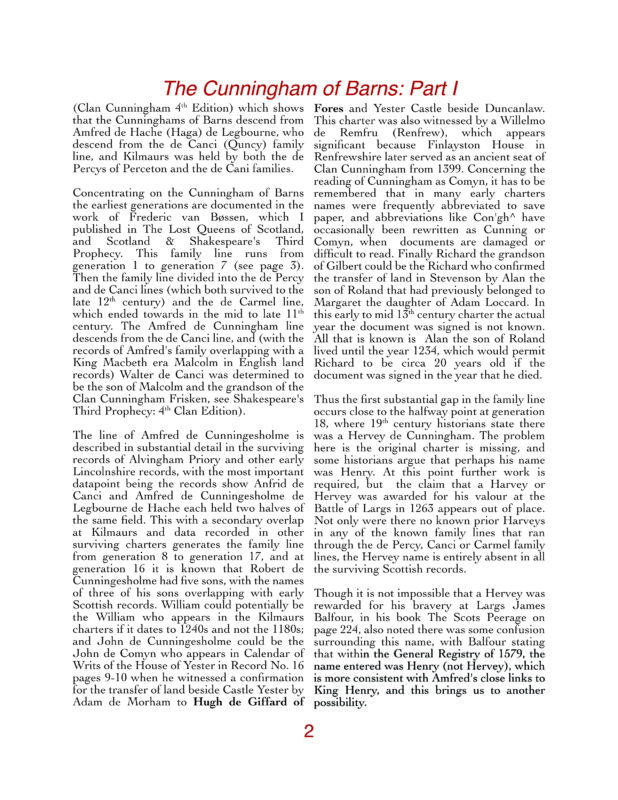 2025 10 15 Vol 1 Issue 97 The Cunninghams of Barns page 2