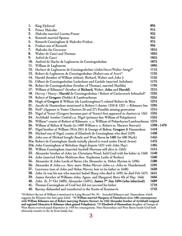 2026 1 15 Vol 1 Issue 98 The Cunningham of Barns Part II page 3